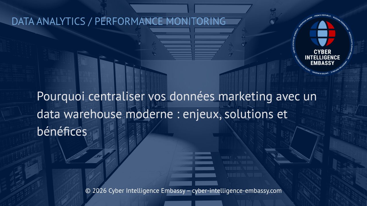Pourquoi centraliser vos données marketing avec un data warehouse moderne : enjeux, solutions et bénéfices