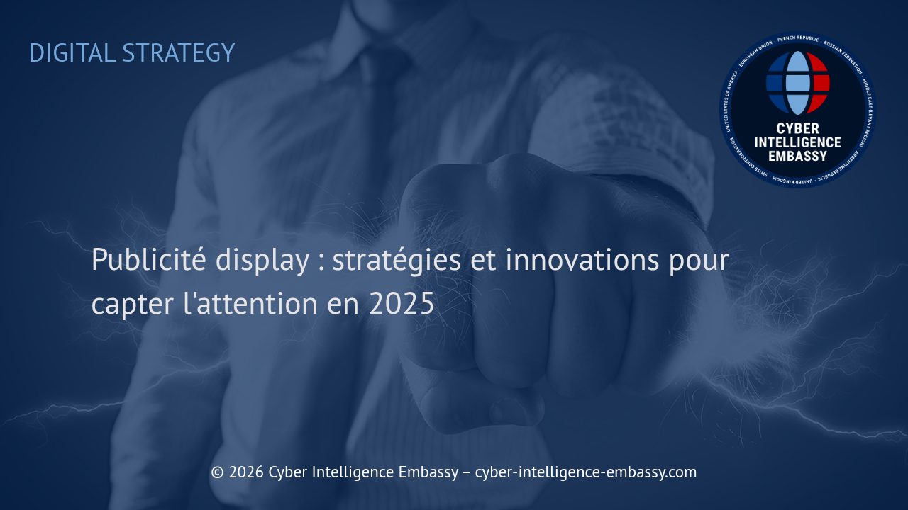 Publicité display : stratégies et innovations pour capter l'attention en 2025