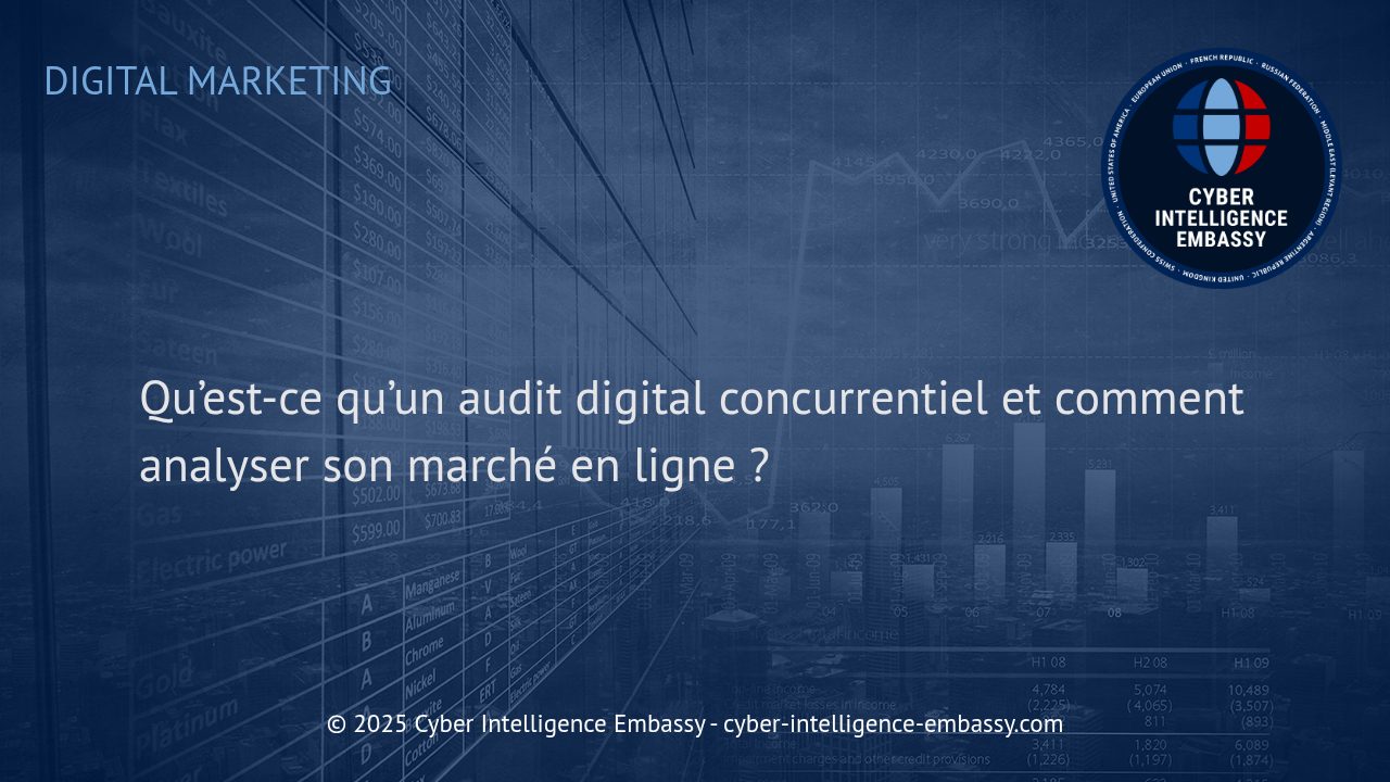 Maîtriser l'audit digital concurrentiel pour dominer votre marché en ligne