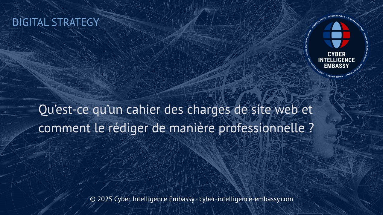 Maîtriser la rédaction d'un cahier des charges de site web : guide professionnel pour les entreprises