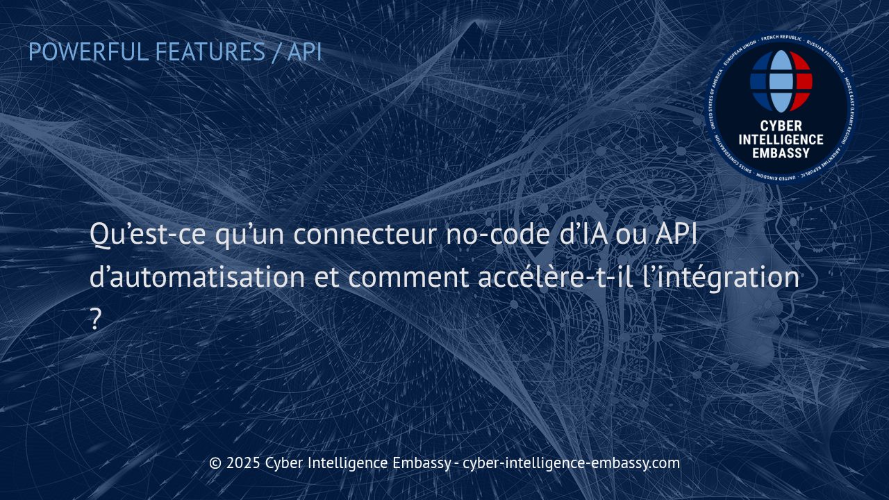 Accélérez votre transformation digitale grâce aux connecteurs no-code d'IA et API d'automatisation