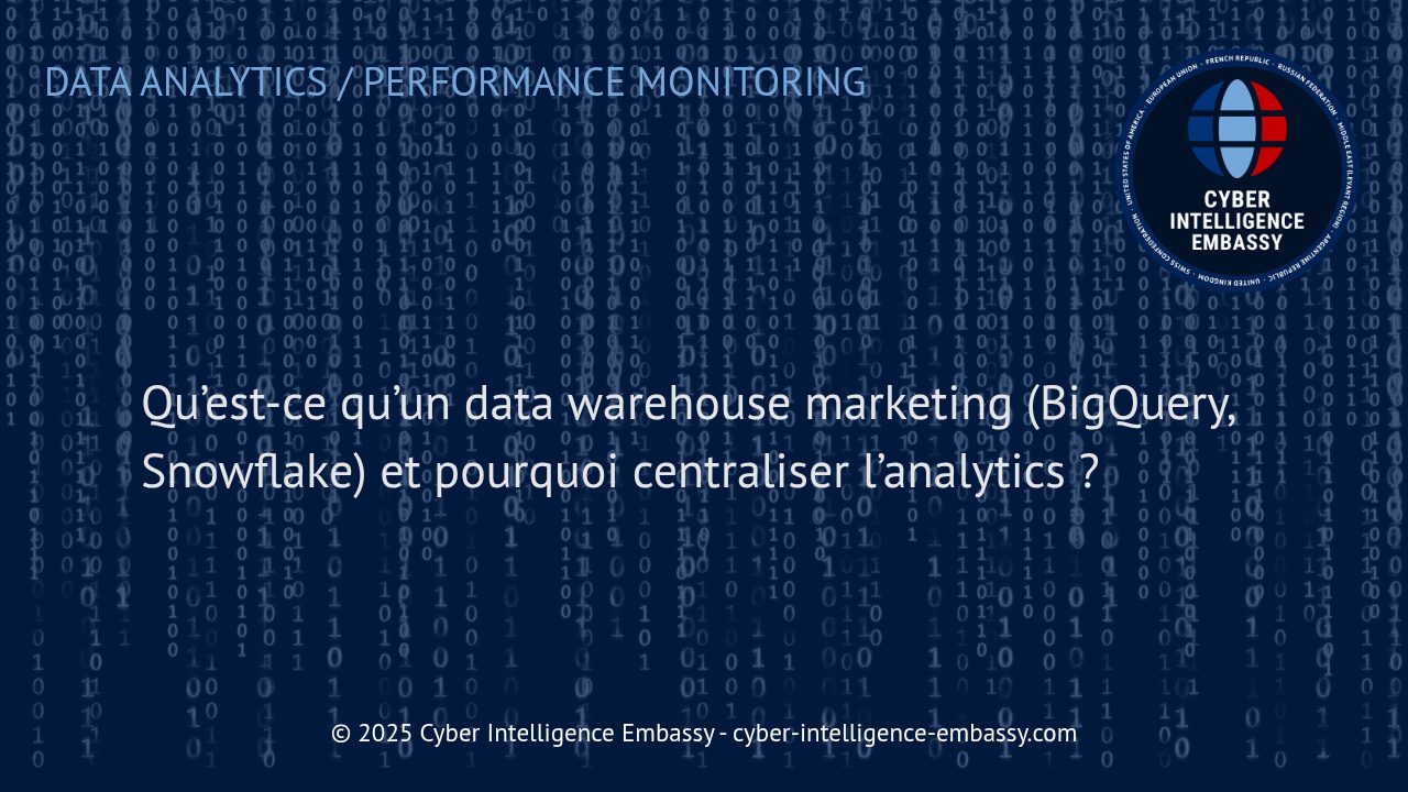 Pourquoi centraliser vos données marketing avec un data warehouse moderne : enjeux, solutions et bénéfices