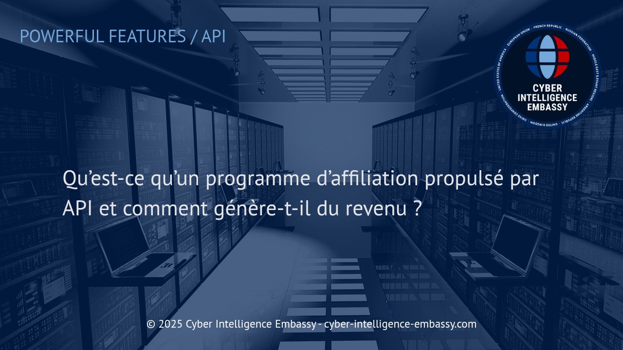 Maximisez vos revenus en ligne : Les secrets des programmes d'affiliation alimentés par API