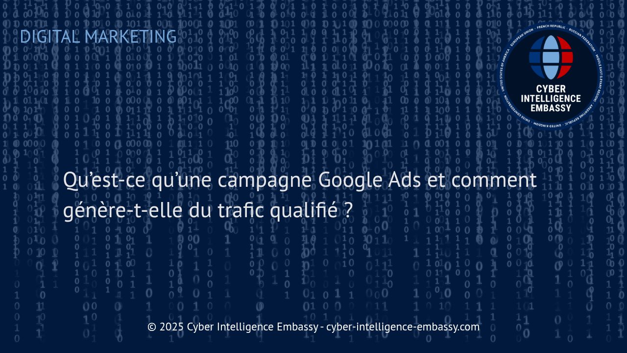 Maximiser votre visibilité en ligne : Comprendre la puissance des campagnes Google Ads pour attirer du trafic qualifié
