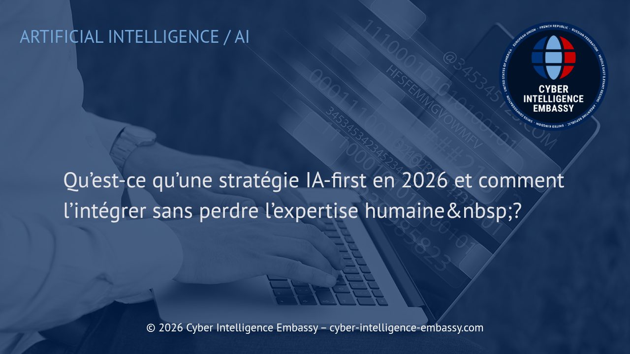 Qu’est-ce qu’une stratégie IA-first en 2026 et comment l’intégrer sans perdre l’expertise humaine&nbsp;?
