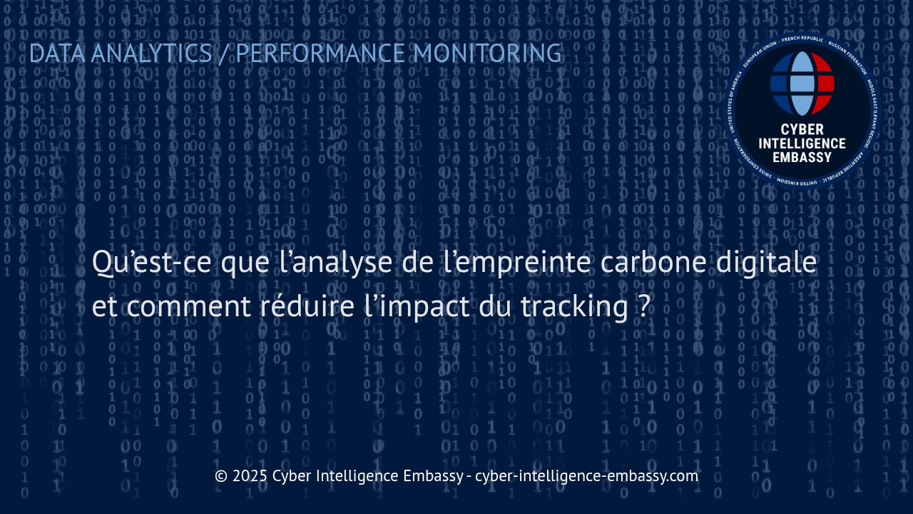 Comprendre et réduire l'empreinte carbone digitale liée au tracking en entreprise
