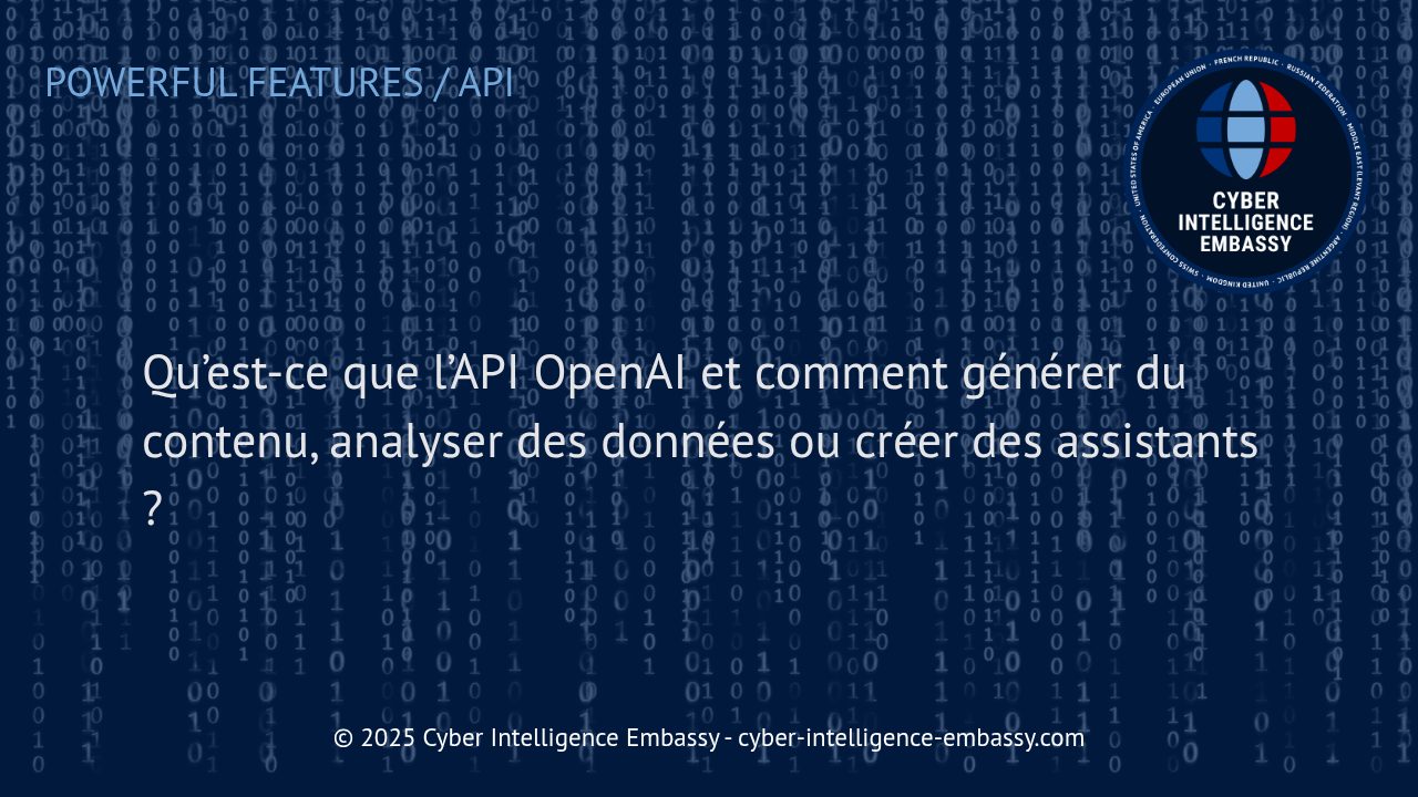 API OpenAI : Transformer l'entreprise grâce à l'intelligence artificielle générative
