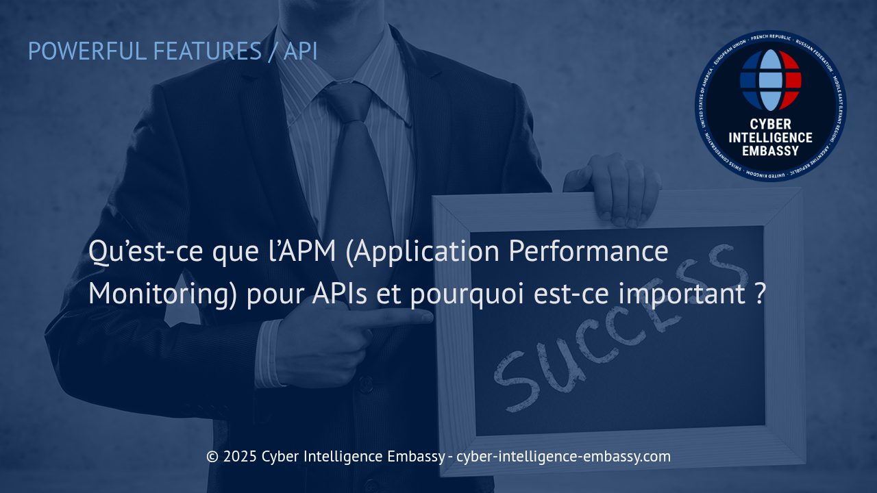 Superviser et Optimiser la Performance de vos APIs grâce à l'APM