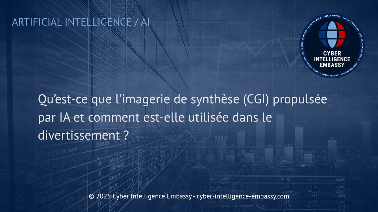 L'essor de l'imagerie de synthèse (CGI) propulsée par l'IA dans l'industrie du divertissement