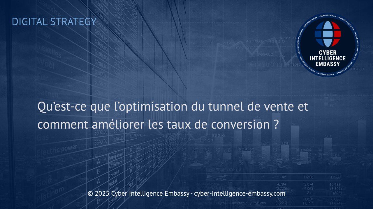 Maîtriser l'optimisation du tunnel de vente : augmenter vos taux de conversion efficacement