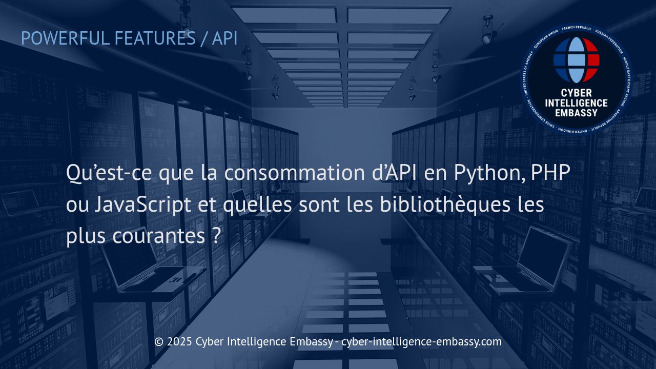 Comprendre la consommation d'API en Python, PHP et JavaScript : méthodes et bibliothèques clés