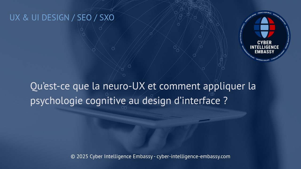 Neuro-UX : Révolutionner le Design d'Interface par la Psychologie Cognitive
