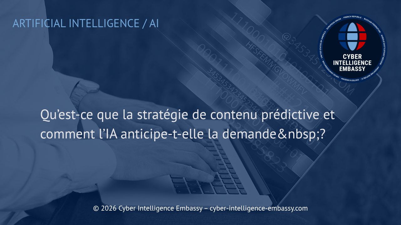 Qu’est-ce que la stratégie de contenu prédictive et comment l’IA anticipe-t-elle la demande&nbsp;?