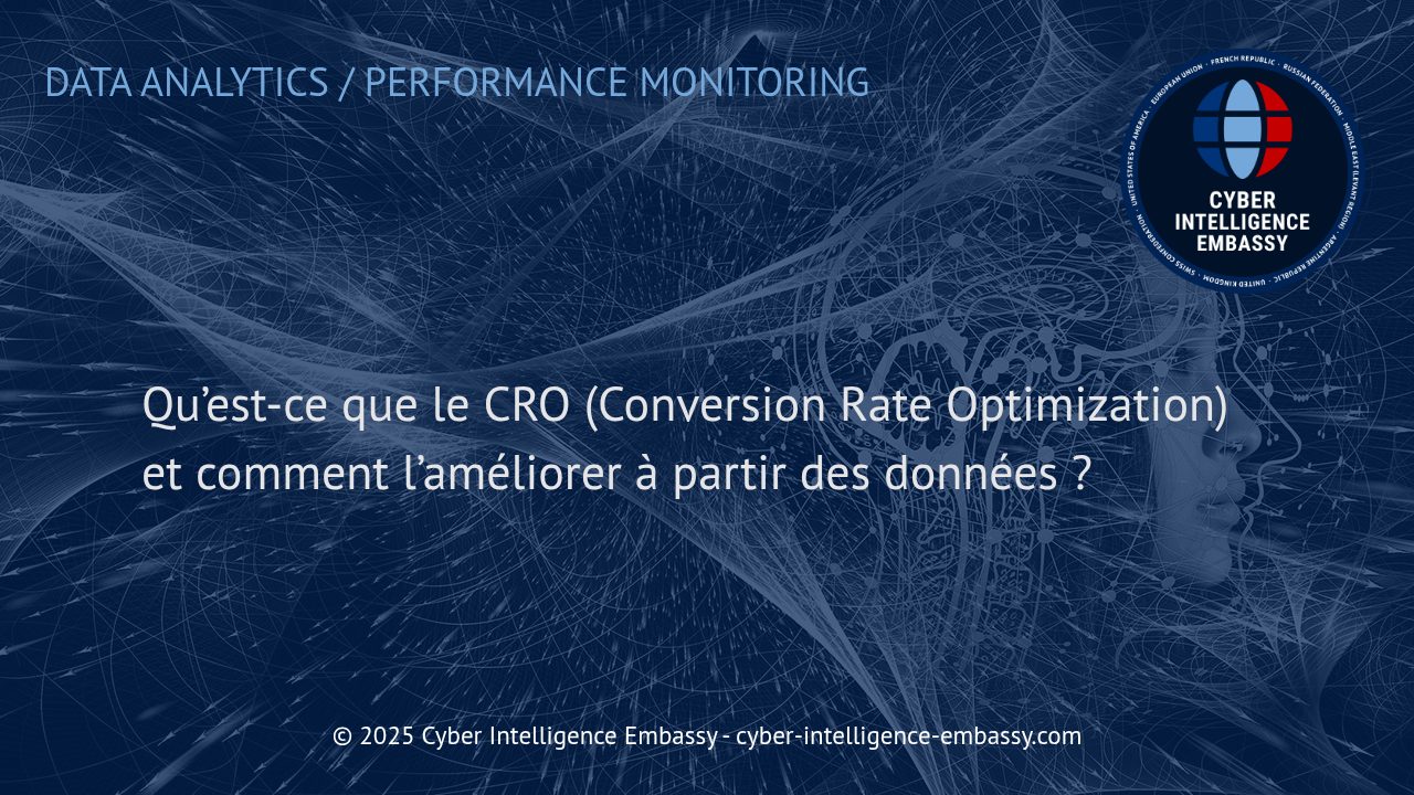 Comprendre et Maîtriser le CRO grâce à l'Analyse des Données