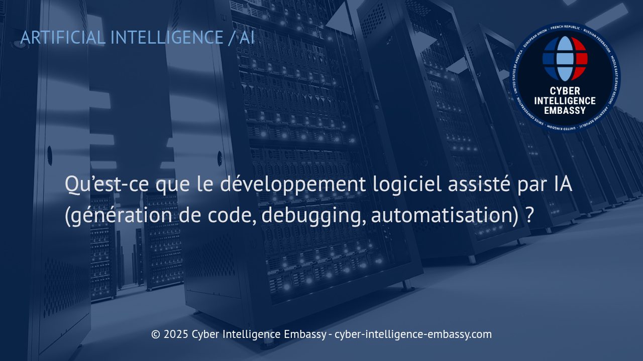 L'intelligence artificielle, nouveau moteur du développement logiciel moderne
