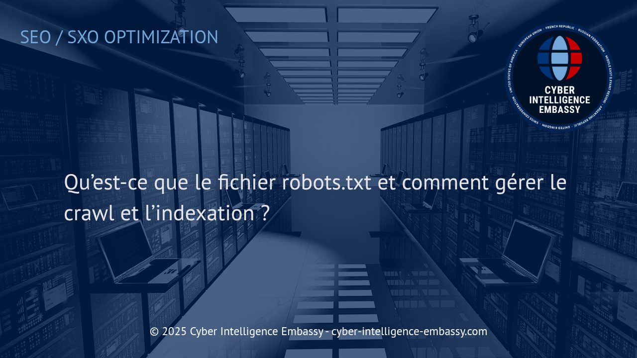 Maîtriser le fichier robots. txt : Optimiser le crawl et l'indexation de votre site web