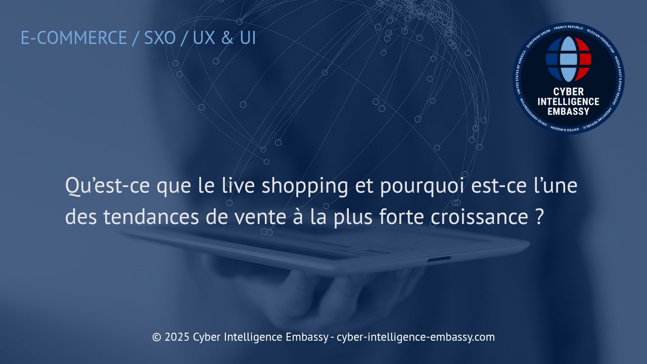 Live Shopping : Réinventer l'expérience d'achat à l'ère digitale