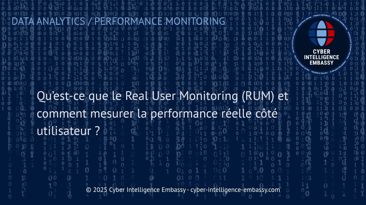 Real User Monitoring (RUM) : Comprendre et Optimiser l'Expérience Utilisateur en Temps Réel