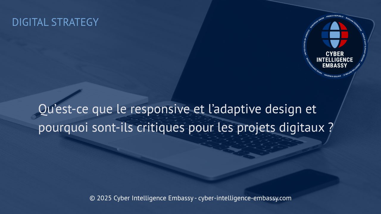 Responsive et Adaptive Design : Les Piliers de l'Expérience Digitale Moderne