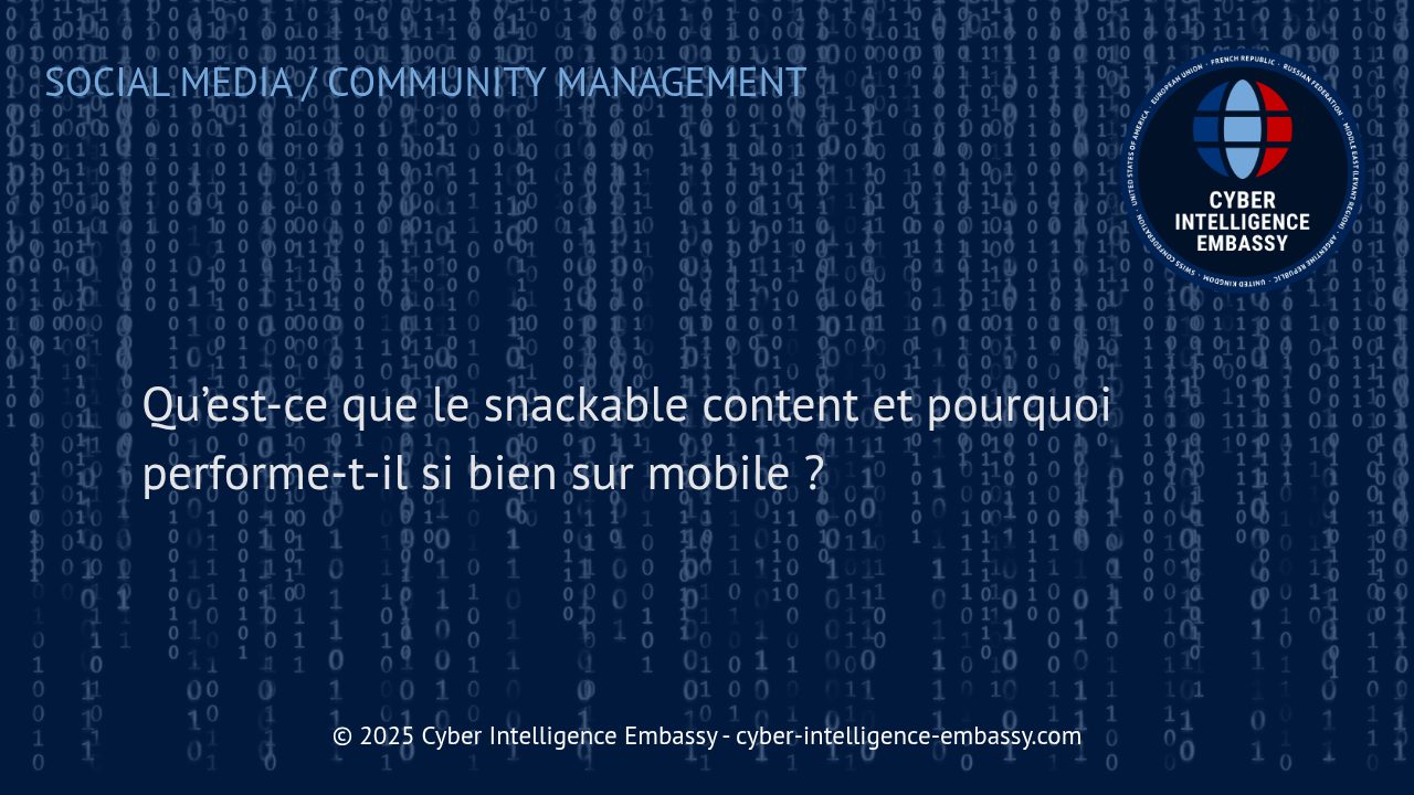Snackable Content : Le Secret de l'Engagement Mobile en 2024