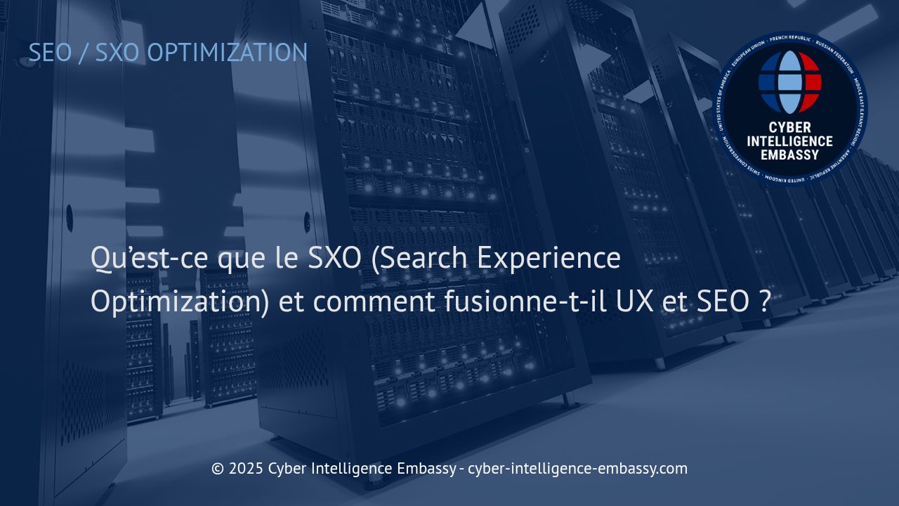 SXO : La Nouvelle Dimension de la Performance Web, entre UX et SEO