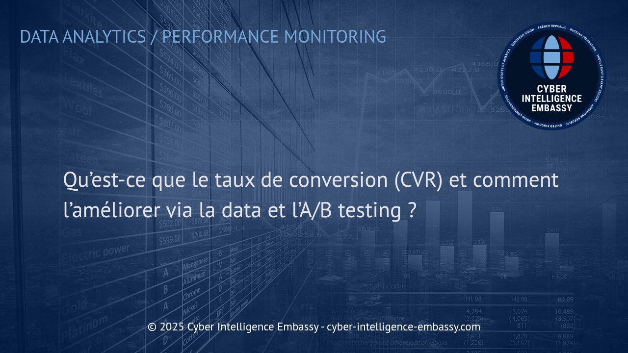 Optimiser son taux de conversion (CVR) : données et A/B testing au service de la performance digitale