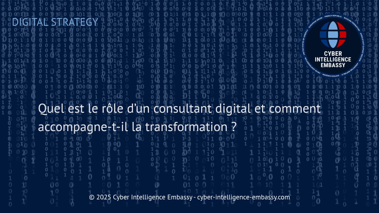 Consultant digital : catalyseur des transformations numériques en entreprise