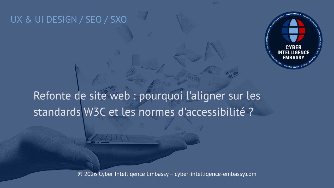Refonte de site web : pourquoi l'aligner sur les standards W3C et les normes d'accessibilité ?