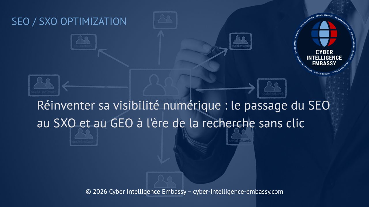Réinventer sa visibilité numérique : le passage du SEO au SXO et au GEO à l'ère de la recherche sans clic