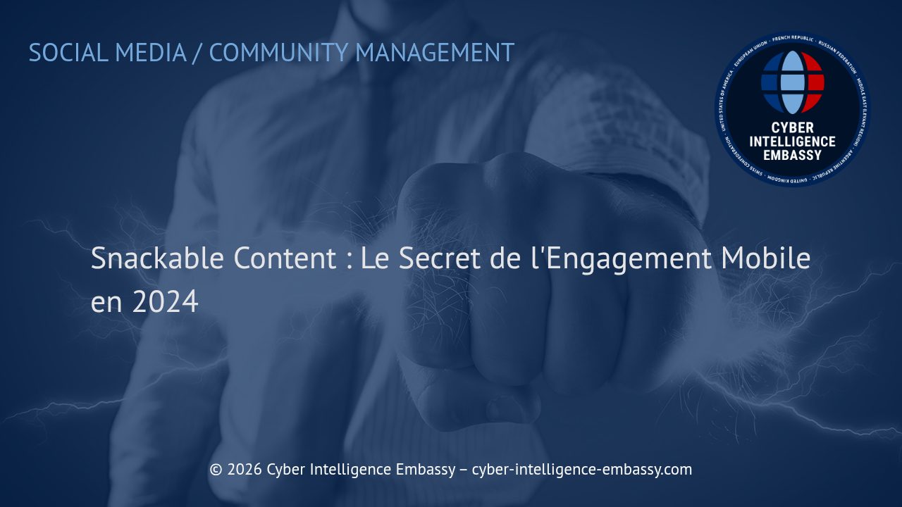 Snackable Content : Le Secret de l'Engagement Mobile en 2024