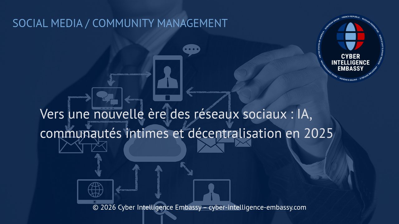Vers une nouvelle ère des réseaux sociaux : IA, communautés intimes et décentralisation en 2025