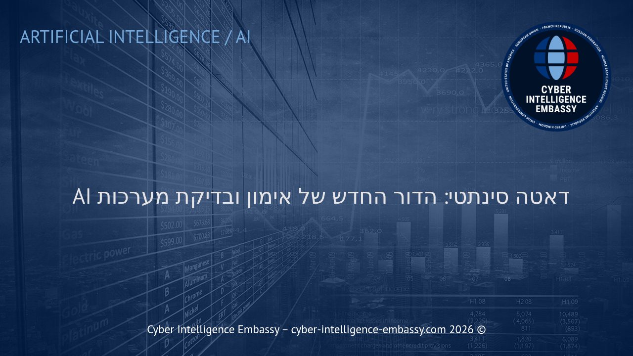 דאטה סינתטי: הדור החדש של אימון ובדיקת מערכות AI