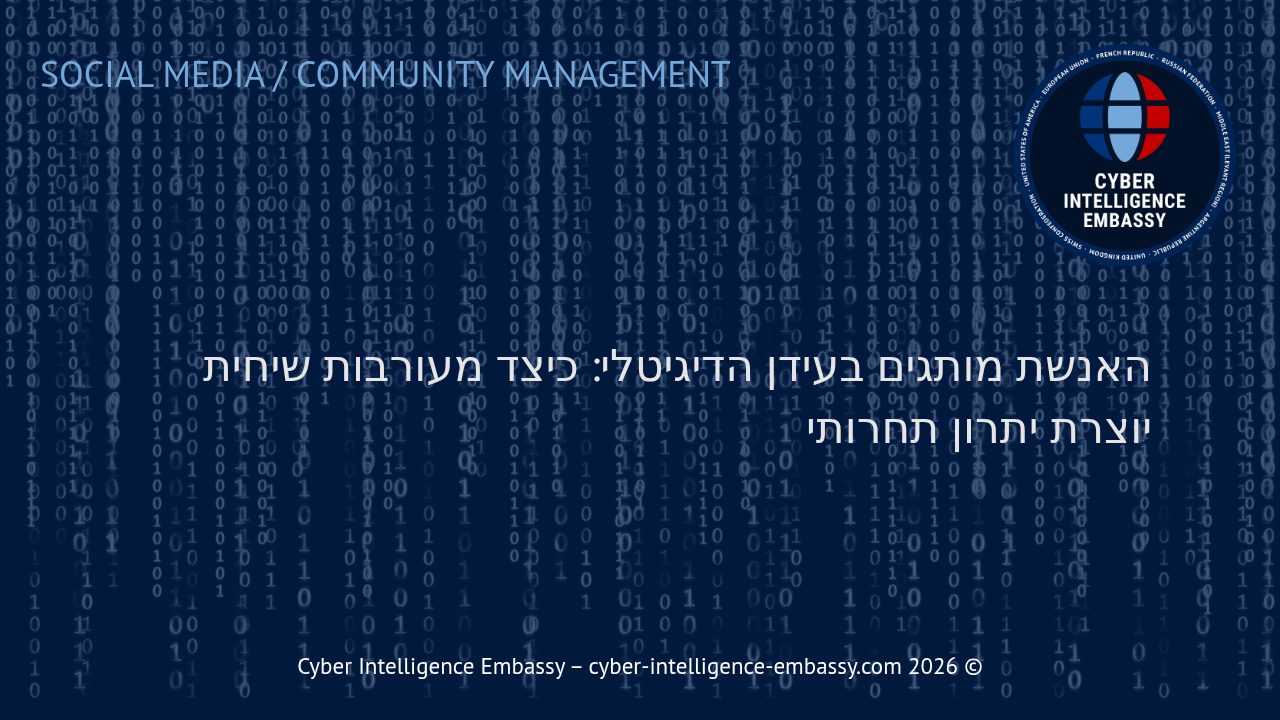 האנשת מותגים בעידן הדיגיטלי: כיצד מעורבות שיחית יוצרת יתרון תחרותי