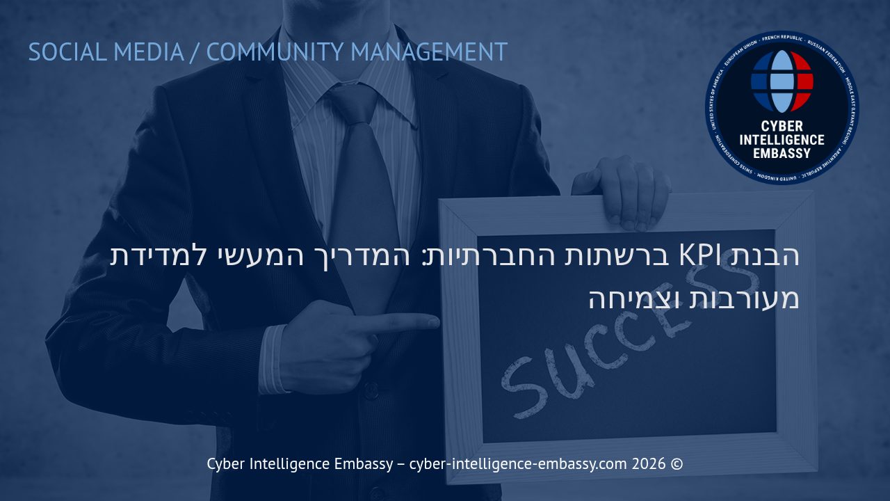 הבנת KPI ברשתות החברתיות: המדריך המעשי למדידת מעורבות וצמיחה