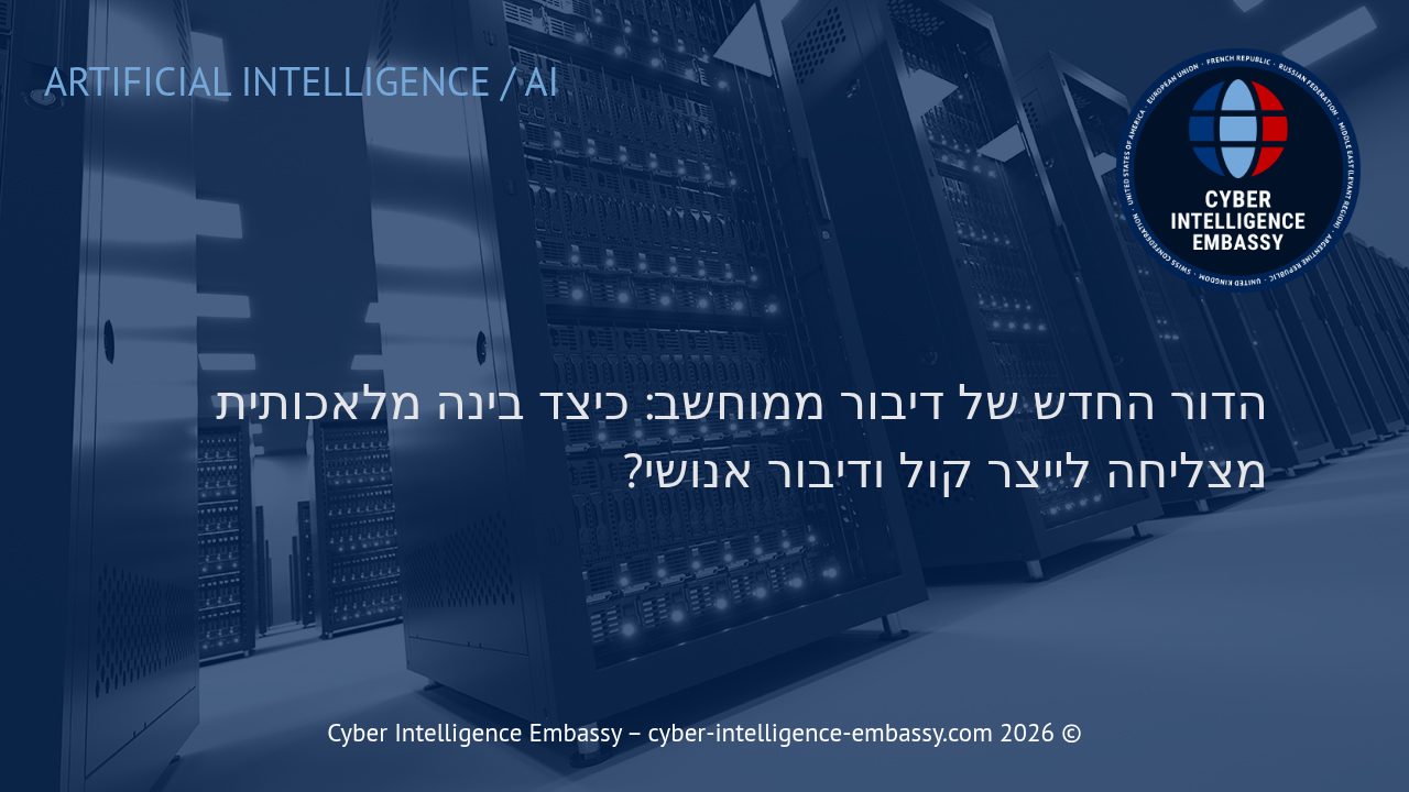 הדור החדש של דיבור ממוחשב: כיצד בינה מלאכותית מצליחה לייצר קול ודיבור אנושי?