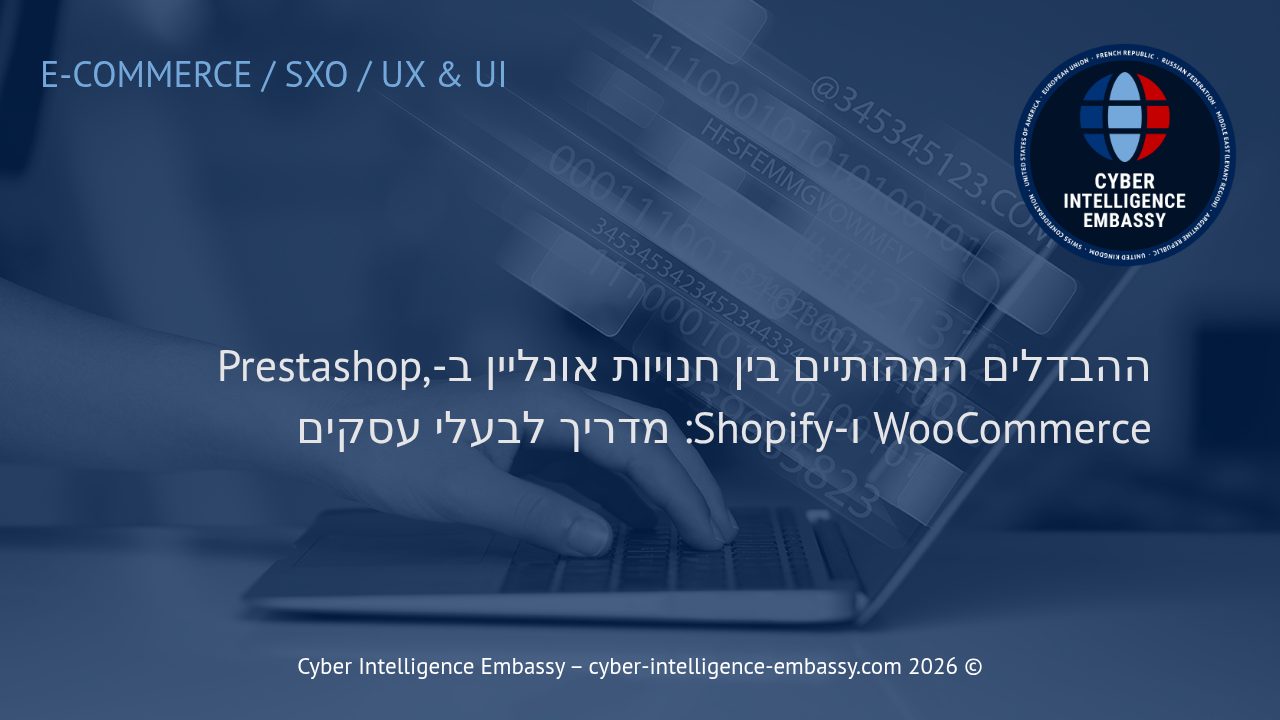 ההבדלים המהותיים בין חנויות אונליין ב-Prestashop, WooCommerce ו-Shopify: מדריך לבעלי עסקים