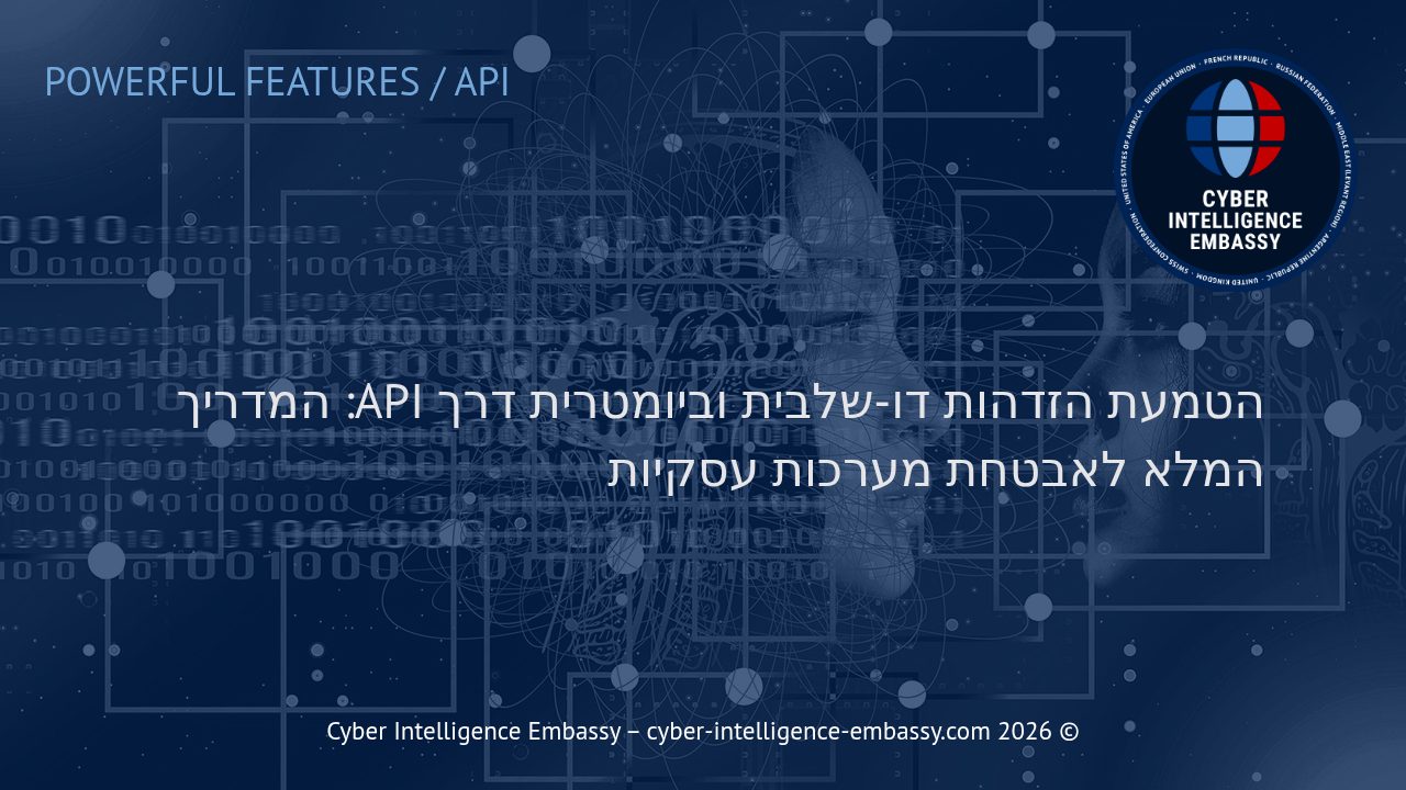 הטמעת הזדהות דו-שלבית וביומטרית דרך API: המדריך המלא לאבטחת מערכות עסקיות