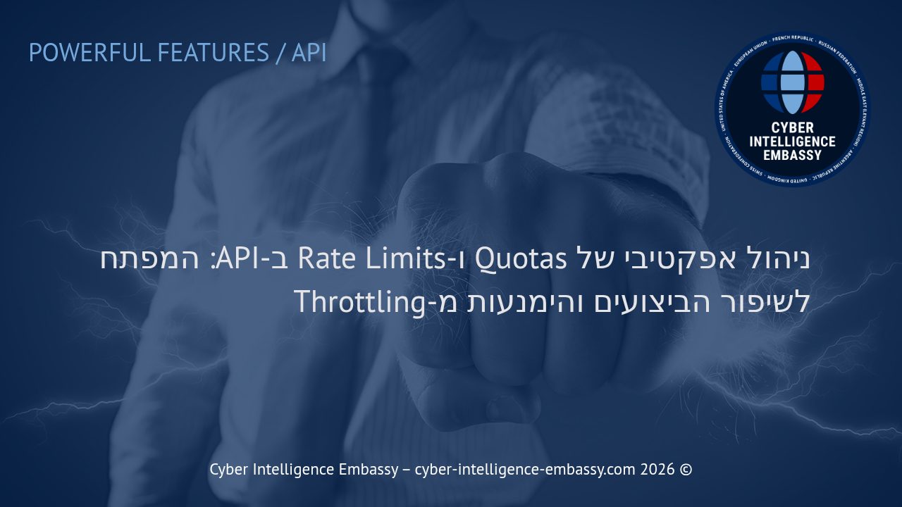ניהול אפקטיבי של Quotas ו-Rate Limits ב-API: המפתח לשיפור הביצועים והימנעות מ-Throttling
