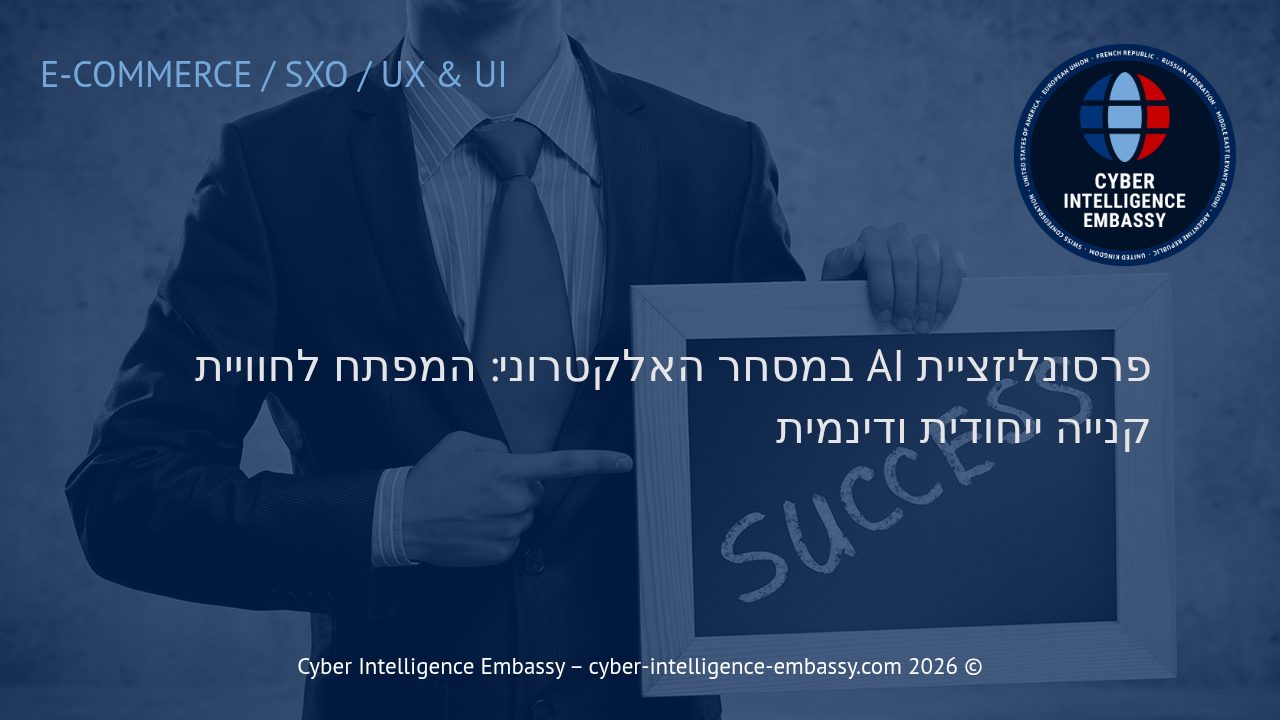 פרסונליזציית AI במסחר האלקטרוני: המפתח לחוויית קנייה ייחודית ודינמית