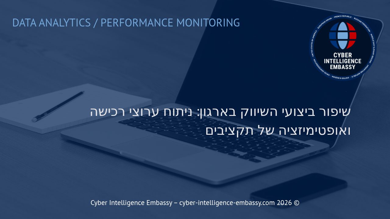שיפור ביצועי השיווק בארגון: ניתוח ערוצי רכישה ואופטימיזציה של תקציבים