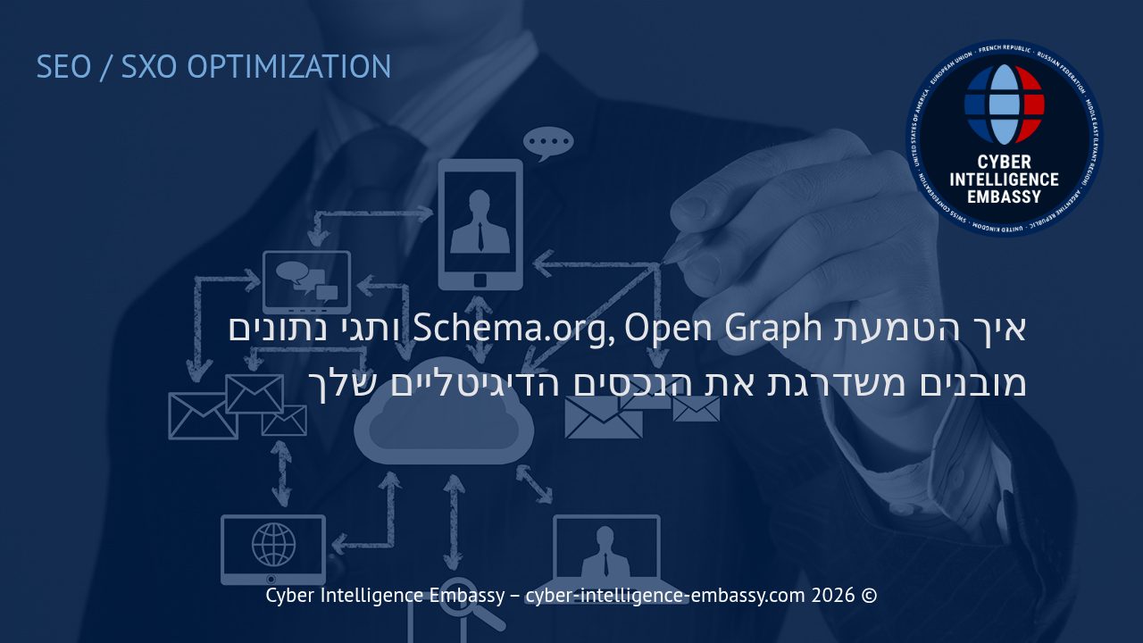 איך הטמעת Schema.org, Open Graph ותגי נתונים מובנים משדרגת את הנכסים הדיגיטליים שלך