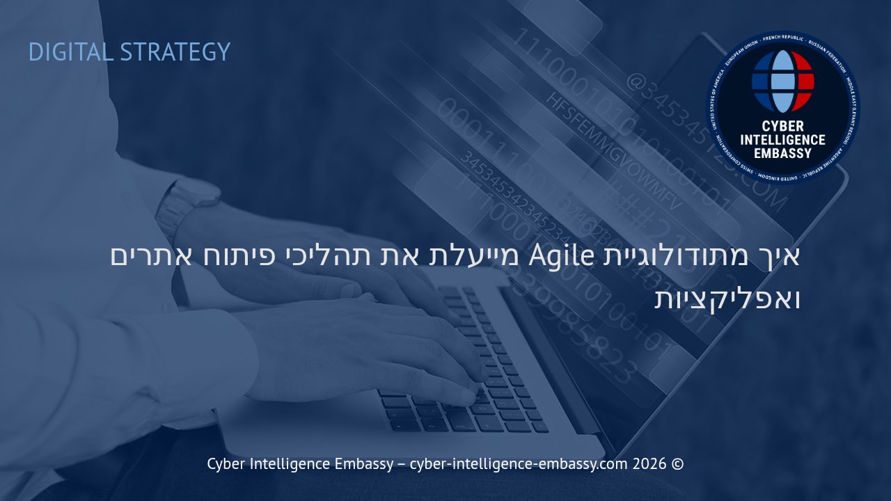 איך מתודולוגיית Agile מייעלת את תהליכי פיתוח אתרים ואפליקציות