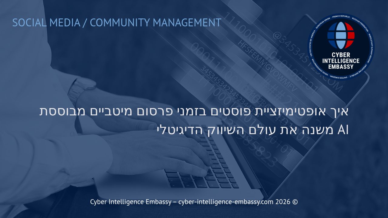 איך אופטימיזציית פוסטים בזמני פרסום מיטביים מבוססת AI משנה את עולם השיווק הדיגיטלי