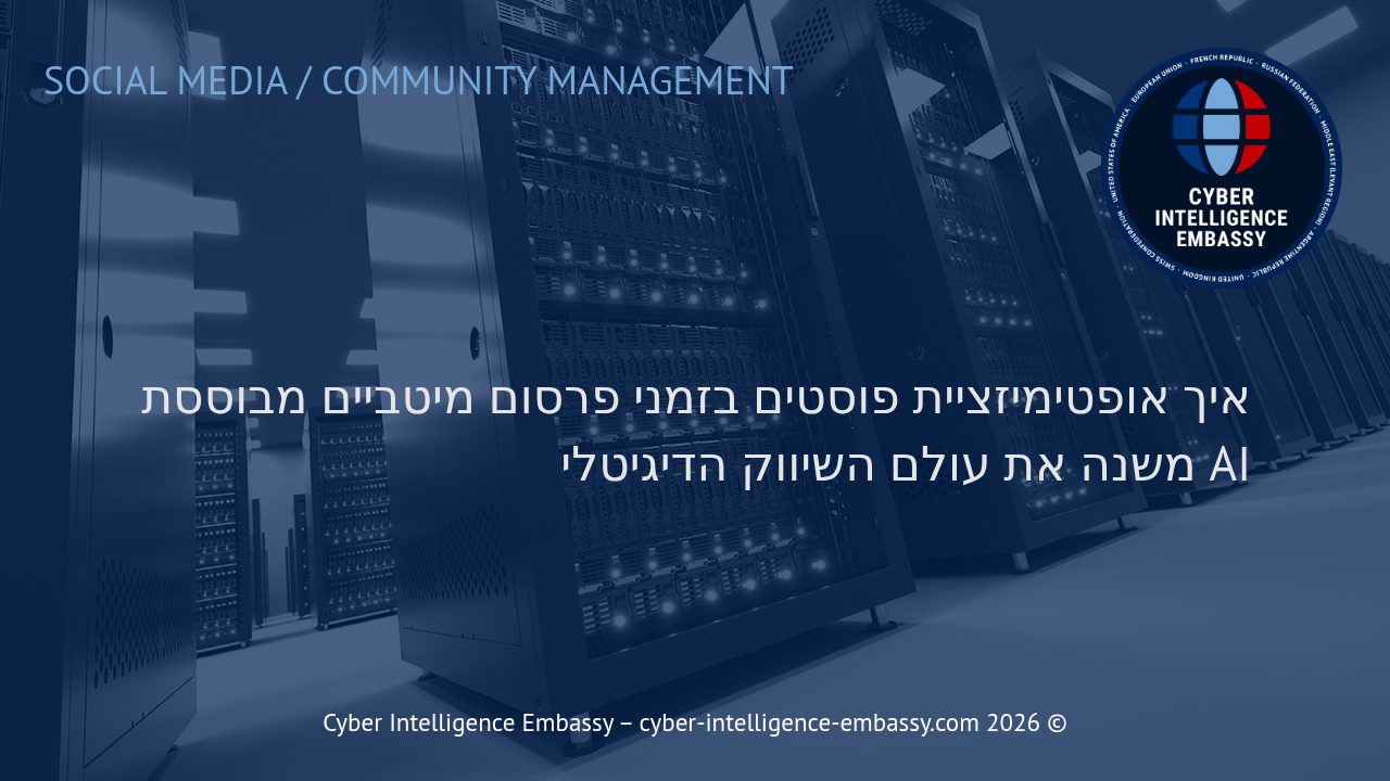 איך אופטימיזציית פוסטים בזמני פרסום מיטביים מבוססת AI משנה את עולם השיווק הדיגיטלי