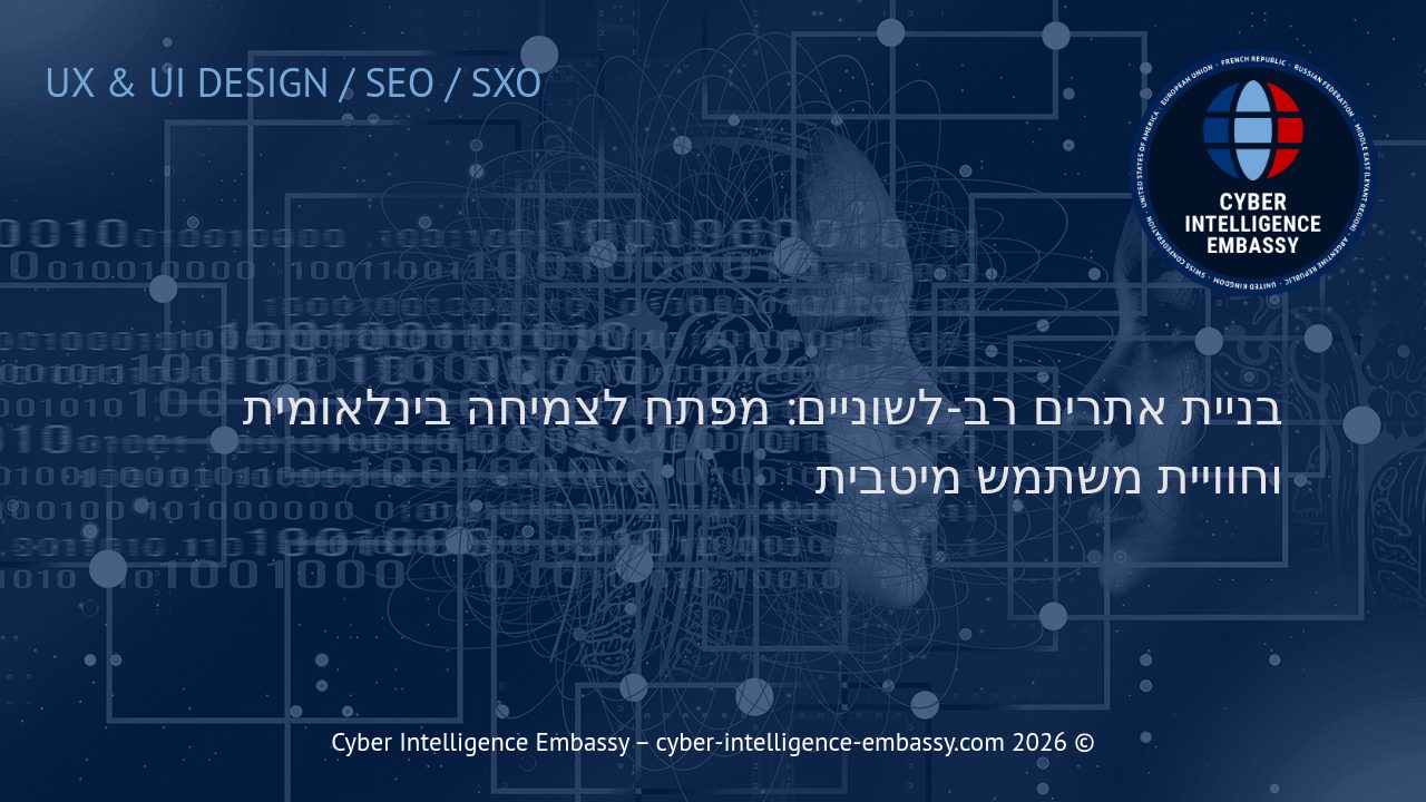 בניית אתרים רב-לשוניים: מפתח לצמיחה בינלאומית וחוויית משתמש מיטבית