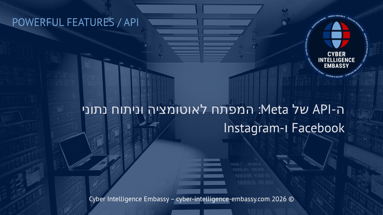 ה-API של Meta: המפתח לאוטומציה וניתוח נתוני Facebook ו-Instagram
