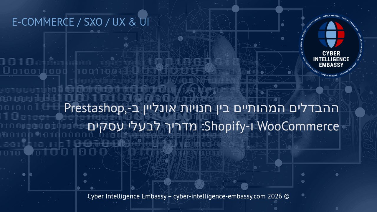 ההבדלים המהותיים בין חנויות אונליין ב-Prestashop, WooCommerce ו-Shopify: מדריך לבעלי עסקים