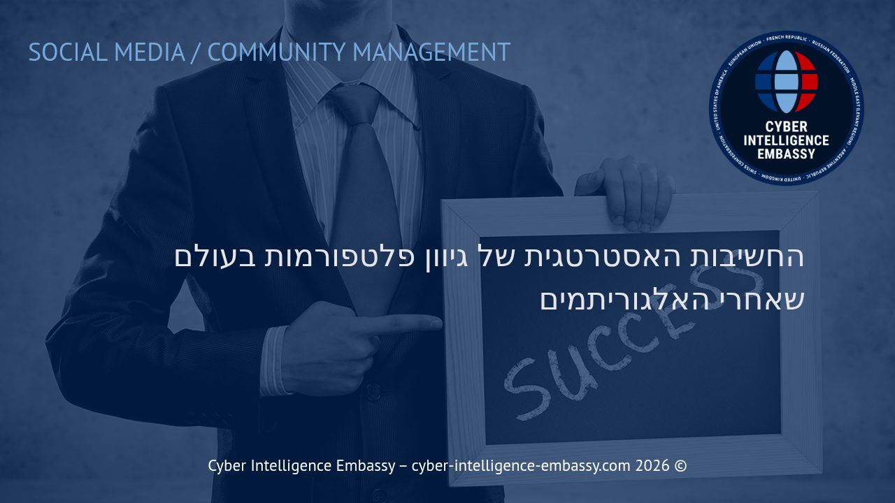 החשיבות האסטרטגית של גיוון פלטפורמות בעולם שאחרי האלגוריתמים