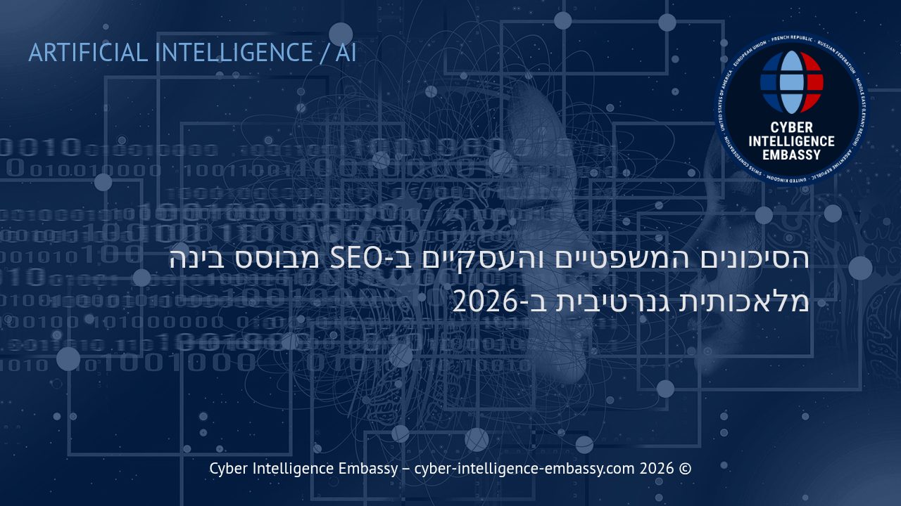 הסיכונים המשפטיים והעסקיים ב-SEO מבוסס בינה מלאכותית גנרטיבית ב-2026