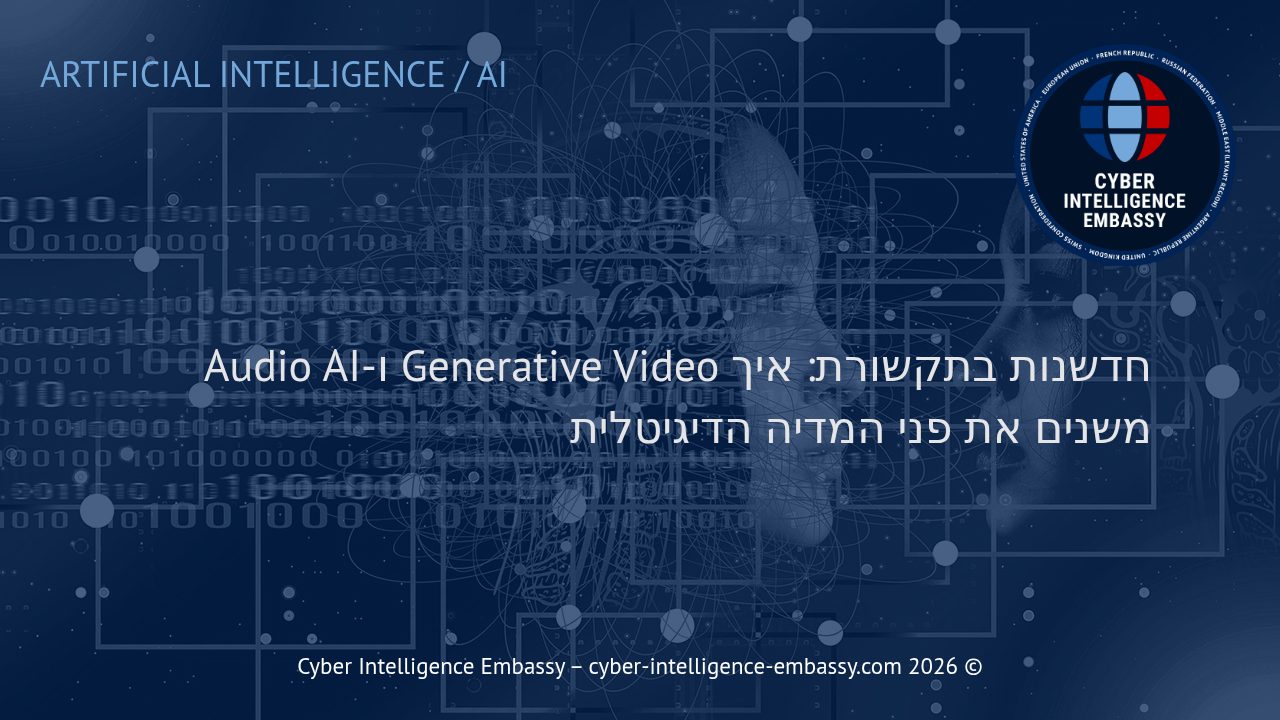 חדשנות בתקשורת: איך Generative Video ו-Audio AI משנים את פני המדיה הדיגיטלית